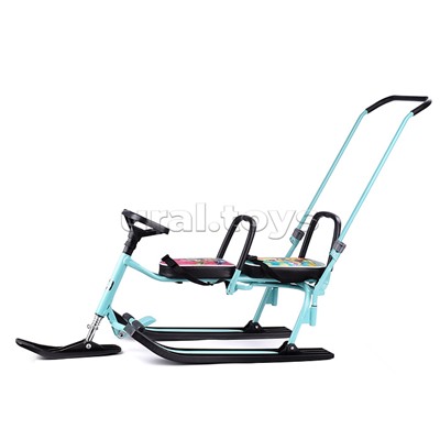 Игрушка Снегокат детский 505 "TWINS BABY PUSH" для двоих (Черепашки)
