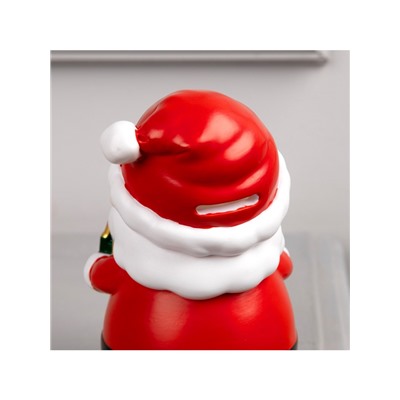 Светодиодная фигура «Дед Мороз» 8×19×8 см, пластик, от батареек LR44×3, свечение тёплое белое