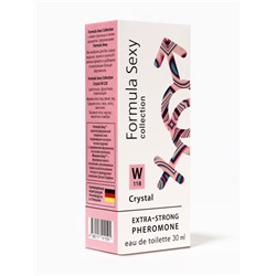 Туалетная вода женская с феромонами Formula Sexy collection Crystal W118, 30 мл