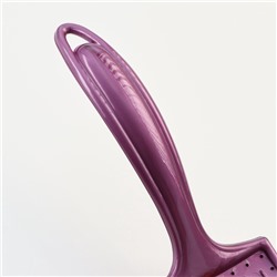 Щётка - пуходёрка мягкая с каплями, увеличенное кол-во зубцов, основание 68×48 мм, бордовая