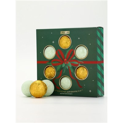 Бомбочки для ванны Make A Wish, набор 6 шт. × 40 г, URAL LAB