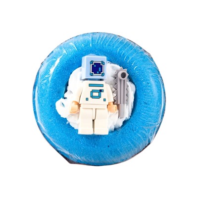 Бомбочка для ванн CUBEHERO синяя, 210 г МИКС