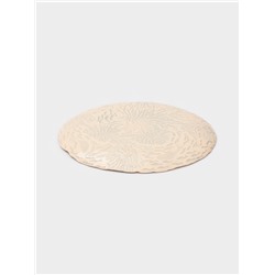 Блюдо для подачи «Дельмар. Кораллы», d=33 см, стекло, бирюзовое