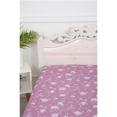 Простыня на резинке поплин Пиония-компаньон НАТАЛИ, 1089262