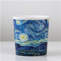 Кашпо для цветов «Искусство», 1.6 л, d=14 см, h=14 см, пластиковое