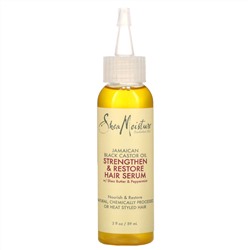 SheaMoisture, Jamaican Black Castor Oil, Strengthen & Restore Hair Serum,  2 fl oz (59 ml)