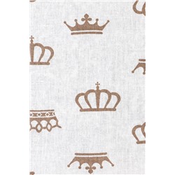 Простыня на резинке 125х75 арт. ПРГ-ОВ/короны