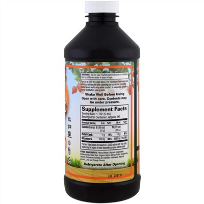 Dynamic Health  Laboratories, жидкий витамин C для детей с натуральным вкусом цитрусовых, 333 мг, 473 мл (16 жидк. унций)