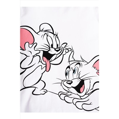 Комплект трикотажный для девочек: фуфайка (футболка), брюки PLAYTODAY, 1240380