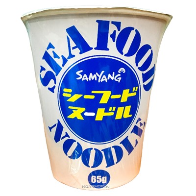 Лапша со вкусом морепродуктов Seafood Noodle Samyang, Корея, 65 г Акция