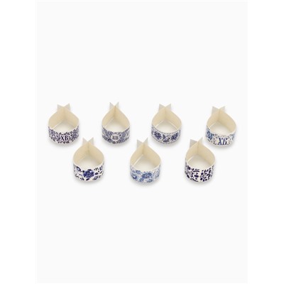 Пасхальный набор для декора яиц «Гжель»: краситель 4 шт., кандурин золотой, подставки 7 шт.