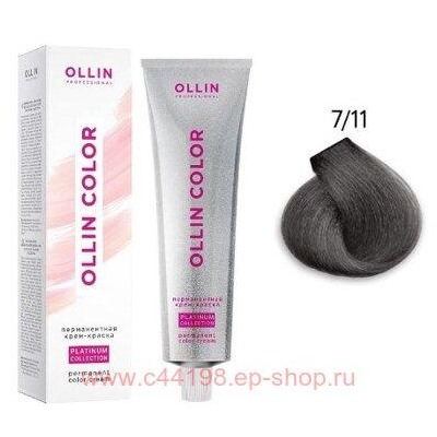 OLLIN COLOR Platinum Collection 7/11 100 мл Перманентная крем-краска для волос