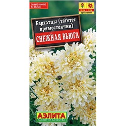 1312A Бархатцы Снежная вьюга 10 шт