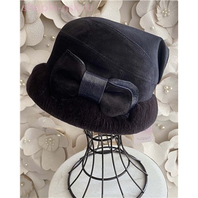 Мишель замша мех.норка Шапка женская (56-58)