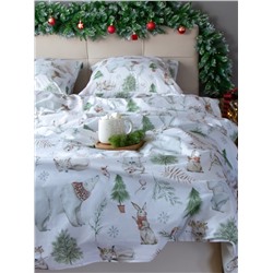 Постельное бельё евро «Этель» Forest history, поплин