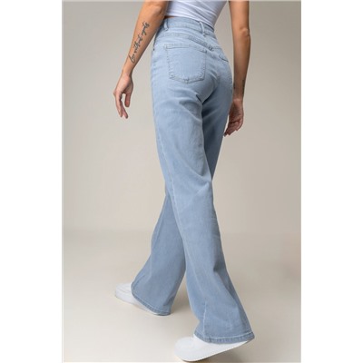 Женские джинсы палаццо с высокой посадкой Happyfox