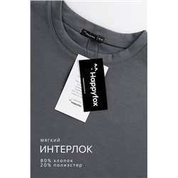 Футболка унисекс оверсайз Happyfox