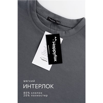 Футболка унисекс оверсайз Happyfox