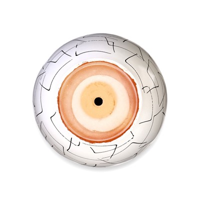 Горшок для цветов «Иллюзия», 8 л, d=30 см, h=23 см, с поддоном, керамика, белый