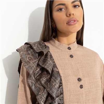 Рубашка дизайнерская, Личное достижение (brown)