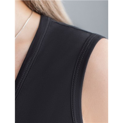 Топ из премиального хлопка с эластаном