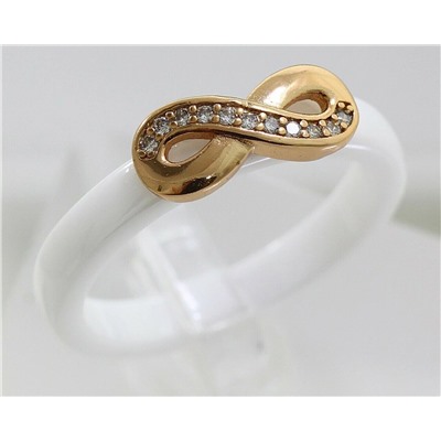 Кольцо с керамикой