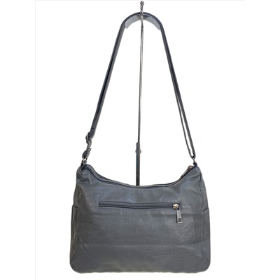 Женская сумка из искусственной кожи, цвет серый