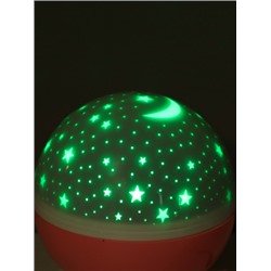 Проектор диско-шар ночник светодиодный классический, настольный 15х11 см / CW182609-13 /уп 48/