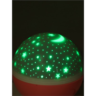 Проектор диско-шар ночник светодиодный классический, настольный 15х11 см / CW182609-13 /уп 48/