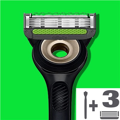 Станок для бритья Dʤɪˈlett LAB Razor (+3 кассеты) (на магнитной подставке без подогрева) (Оригинал)