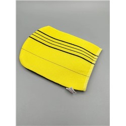 Bath Towel Мочалка-варежка для душа с пилинг-эффектом, уплотненная, жёлтый 28185