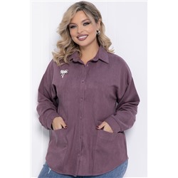 Рубашка Камета (пыльно-фиолетовая) Б12350-18