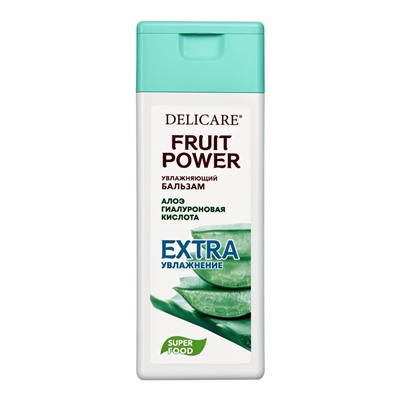 Бальзам‑маска для волос Delicare Fruit Power, глубокое очищение и увлажнение, с алоэ, 240 мл