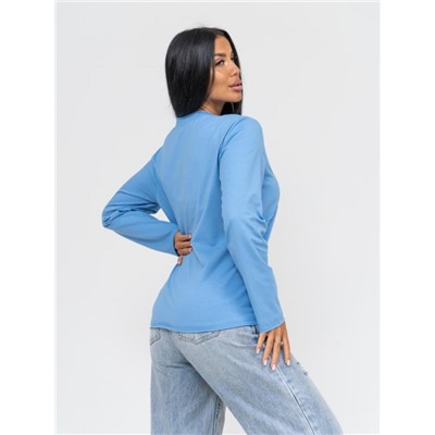 Лонгслив Лонг-01 (Голубой)