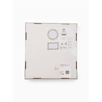 УЦЕНКА Набор столовый Этель "Forest animals" скатерть 150х220 +/-3см с ГМВО, салфетки 40х40см-12шт 7