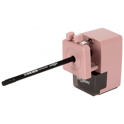 Точилка механическая с контейнером "HORNS" розовая MTHR-Rd inФОРМАТ