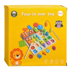 Игра развивающая 4 в 1 "Обучайся"