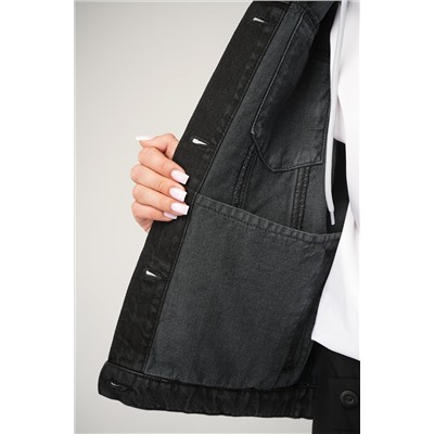 Женская джинсовая куртка с капюшоном Happyfox