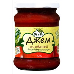 Джем Клюква со стевией без сахара 300г ЭКОПРОДУКТЫ, 1183454