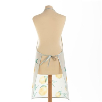 Кухонный набор Доляна Lemon, прихватка 17*17 см, рукавица 26*16 см, фартук 70*80 см 100% п/э