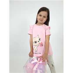 3-42-3. (Фуфайка для девочки, Лунева )