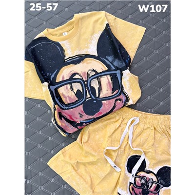 Костюм W107 жёлтый