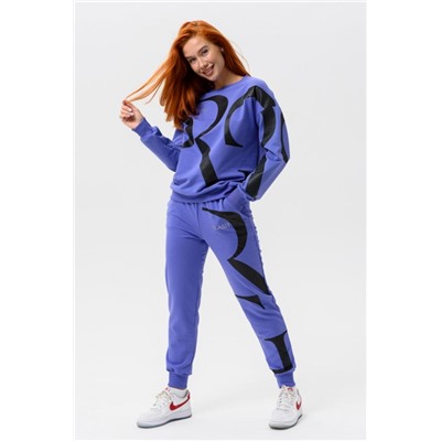 Костюм 28012 (Лиловый_черный)