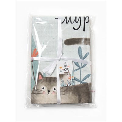 Набор полотенец «Этель. Пушистое счастье», 2 шт., 100% хлопок