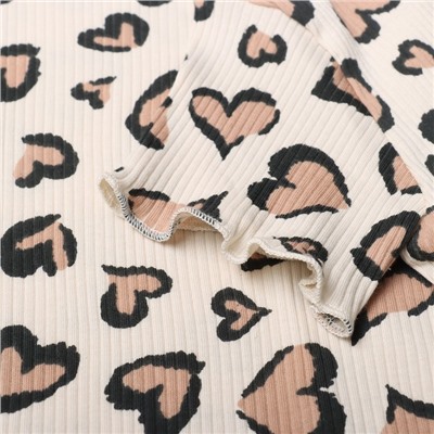 Пижама детская (футболка и брюки) KAFTAN Leo love, размер 32 (110-116 см)