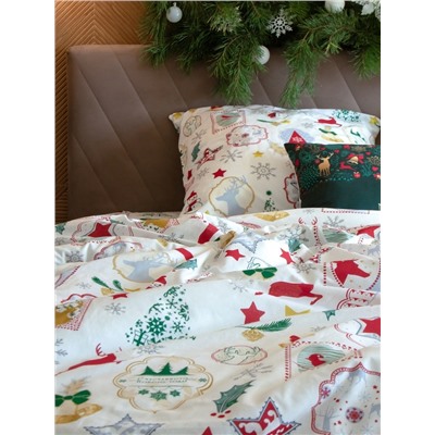 Постельное бельё 1.5-спальное «Этель. Зимний винтаж», поплин