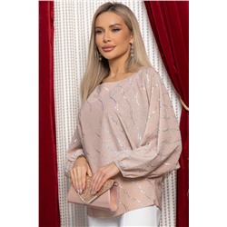 Блуза Путь к сердцу (бежево-розовая) Б14854-30М