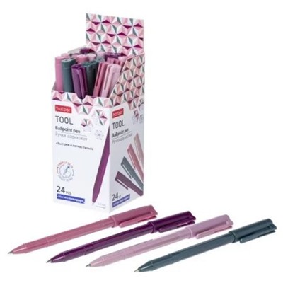 Ручка шариковая масляная 0.7мм "Tул" синяя (080018) Хатбер