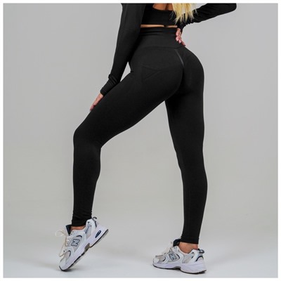 Легинсы спортивные, р. L, цвет чёрный