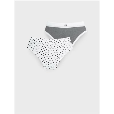 Трусы трикотажные для девочек, 2 шт в комплекте